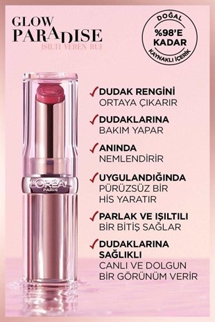 LOreal Paris Glow Paradise Balm-in-lipstick - 642 Beige Eden Ruj