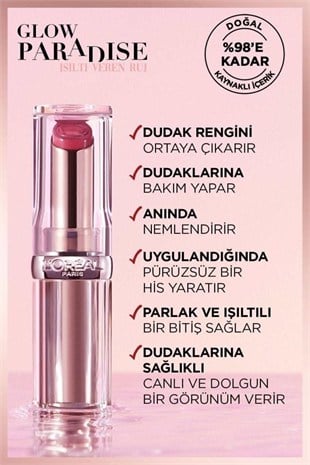 LOreal Paris Glow Paradise Balm-in-lipstick - 642 Beige Eden Ruj