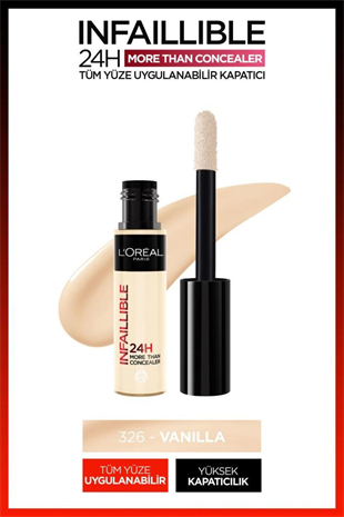 LOreal Paris Infaillible 24H Tüm Yüze Uygulanabilir Kapatıcı 326 Vanilla 