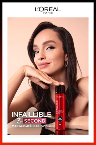LOreal Paris Infaillible 3-Second Makyaj Sabitleme Spreyi – Setting Spray