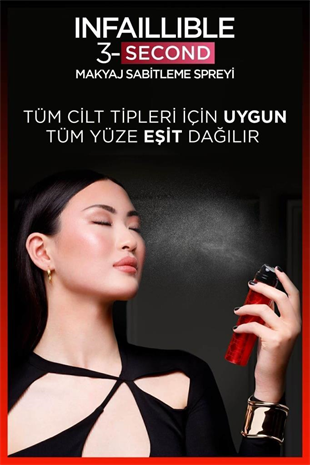 LOreal Paris Infaillible 3-Second Makyaj Sabitleme Spreyi – Setting Spray