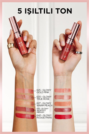 LOreal Paris Lumi Blush Likit Allık - 635 Glowy Worth It Medium