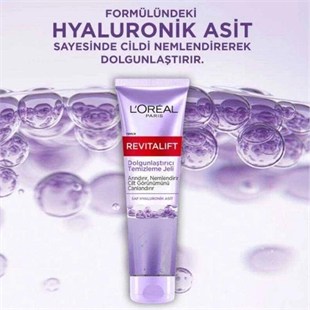 LOreal Paris Revitalift Dolgunlaştırıcı 150 ml Yüz Temizleyici Jel 