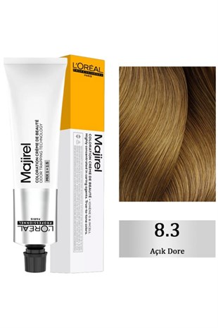 Loreal Professionnal Majirel 8.3 Açık Kumral Dore 60 ml Saç Boyası