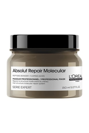 Loreal Professionnel Absolut Repair Molecular Tüm Yıpranmış Saçlar İçin Yoğun Onarıcı Maske 150 ml