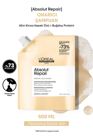 Loreal Professionnel Absolut Repair Onarıcı Şampuan Refill  500 ml