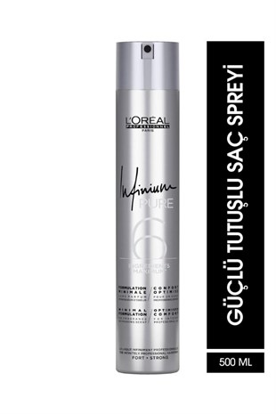 Loreal Professionnel Infinium Pure Güçlü Tutuşlu Saç Spreyi 500 ml