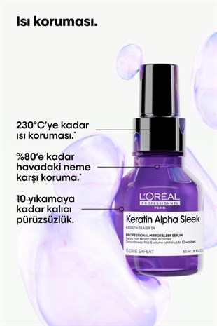 Loreal Professionnel Keratin Alpha Sleek Mirror Sleek Serum 50 ML