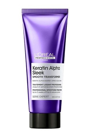 Loreal Professionnel Keratin Alpha Sleek Smooth Transformer 200 ml Saç Kremi