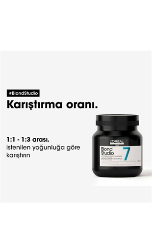 Loreal Professionnel Loreal Blond Studio 7 Aydınlatıcı Platin Plus Macun 500 Gr