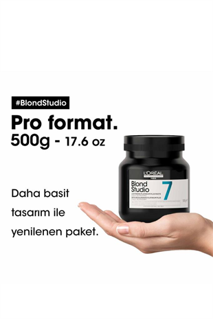 Loreal Professionnel Loreal Blond Studio 7 Aydınlatıcı Platin Plus Macun 500 Gr