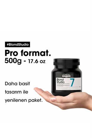 Loreal Professionnel Loreal Blond Studio 7 Aydınlatıcı Platin Plus Macun 500 Gr