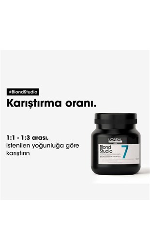 Loreal Professionnel Loreal Blond Studio 7 Aydınlatıcı Platin Plus Macun 500 Gr