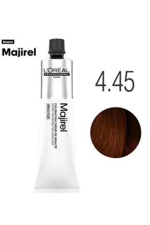 Loreal Professionnel Majirel 4.45 Kahve Bakır Akaju 60 ml Saç Boyası