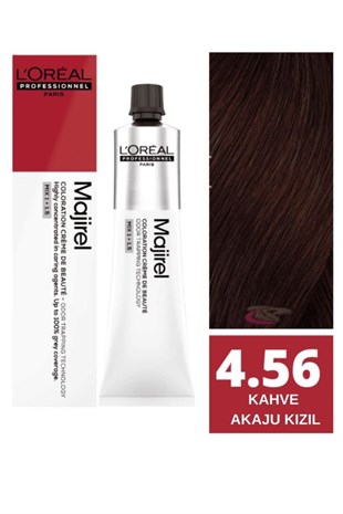 Loreal Professionnel Majirel 4.56 Kahve Akaju Kızıl 60 ml Saç Boyası