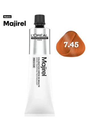 Loreal Professionnel Majirel 7.45 Kumral Bakır Akaju 60 ml Saç Boyası