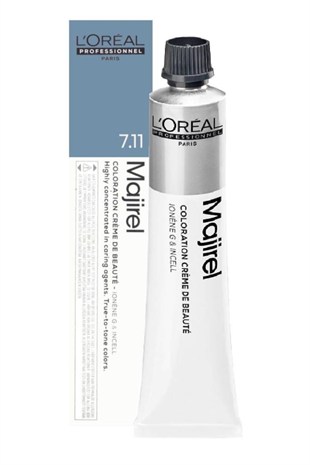 Loreal Professionnel Majirel 7,11 Kumral Yoğun Küllü 60 ml Saç Boyası 