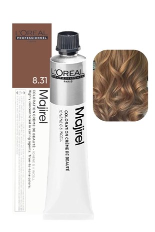 Loreal Professionnel Majirel 8.31 Koyu Sarı Dore Küllü 60 ml Saç Boyası