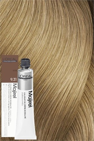 Loreal Professionnel Majirel 9.31 Açık Sarı Dore Küllü 60 ml Saç Boyası 