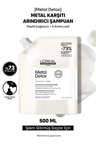 Loreal Professionnel Metal Detox Arındırıcı Şampuan 500 ml Refill 