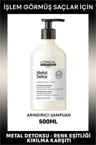 Loreal Professionnel Metal Detox Arındırıcı Şampuan 500 ml