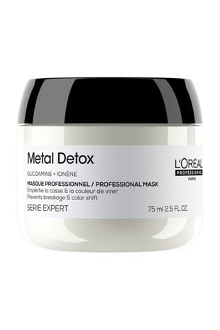 Loreal Professionnel Metal Detox İşlem Görmüş ve Yıpranmış Saçlar İçin Koruyucu Maske 75 ml