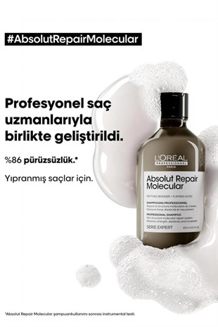 Loreal Professionnel Serie Expert Absolut Repair Molecular Şampuan 300 ml 