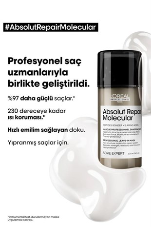 Loreal Professionnel Serie Expert Absolut Repair Molecular Saç Bakım Maske 100 ml