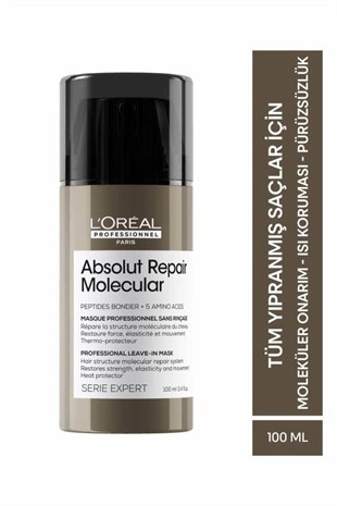 Loreal Professionnel Serie Expert Absolut Repair Molecular Saç Bakım Maske 100 ml