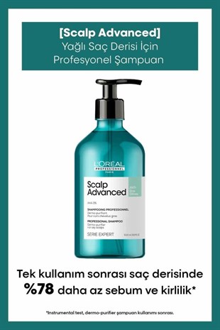 Loreal Professionnel Serie Expert Scalp Advanced Yağlanma Karşıtı Şampuan 500 ml