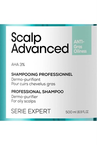Loreal Professionnel Serie Expert Scalp Advanced Yağlanma Karşıtı Şampuan 500 ml