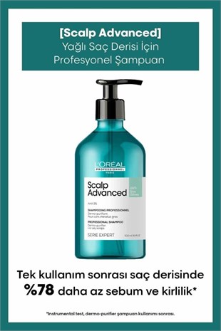 Loreal Professionnel Serie Expert Scalp Advanced Yağlanma Karşıtı Şampuan 500 ml