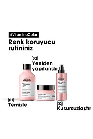 Loreal Professionnel Serie Expert Vitamino Color Renk Koruyucu Profesyonel Bakım Seti 300 ml