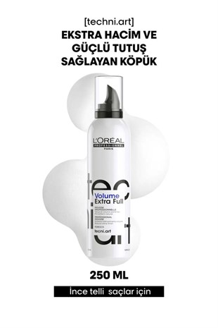 Loreal Professionnel Techni Art Full Volume Extra Ekstra Hacimlendirici Saç Köpüğü 250 ml