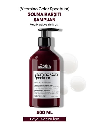 Loreal Professionnel Vitamino Color Spectrum Boyalı Saçlar İçin Solma Karşıtı Şampuan 500 ml