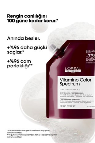 Loreal Professionnel Vitamino Color Spectrum Boyalı Saçlar İçin Solma Karşıtı Refill Şampuan 500 ml