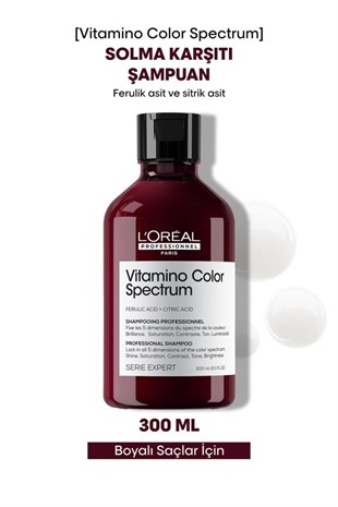 Loreal Professionnel Vitamino Color Spectrum Boyalı Saçlar İçin Solma Karşıtı Şampuan 300 ml