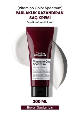Loreal Professionnel Vitamino Color Spectrum Boyalı Saçlar İçin Parlaklık Kazandıran Saç Kremi 200 ml