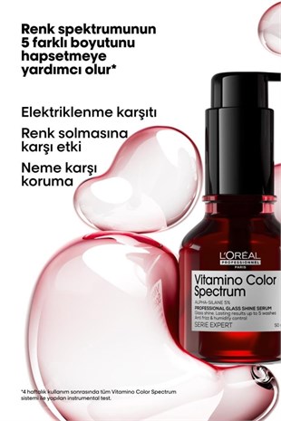 Loreal Professionnel Vitamino Color Spectrum Cam Parlaklığı Görünümü Kazandıran Saç Serumu 50 ml