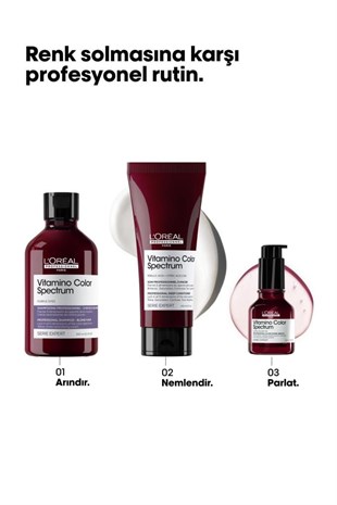 Loreal Professionnel Vitamino Color Spectrum Sarı Saçlar İçin Sarı Tonlarını Nötralize Edici Mor Şampuan 300 ml