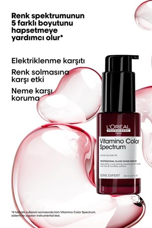Loreal Professionnel Vitamino Color Spectrum Cam Parlaklığı Görünümü Kazandıran Serum 30 ml