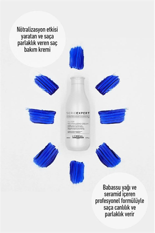 Loreal Serie Expert Silver Neutralising Renk Dengeleyici Saç Kremi 200 ml