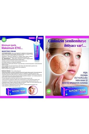 Madetene Cream 75 ml Nemlendirici