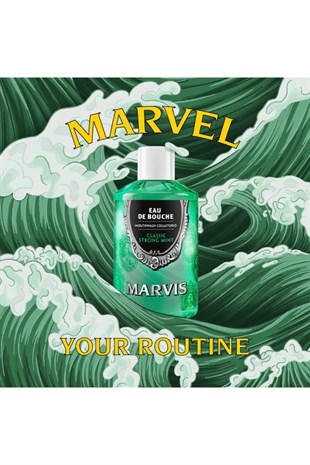Marvis Classic Strong Mint Ağız Bakım Suyu 400 ml