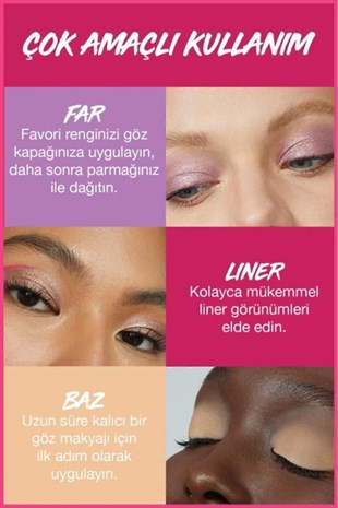 Maybelline New York Color Tattoo 24H Eye Stix 30 Courageous Kaş Kalemi & Göz Farı
