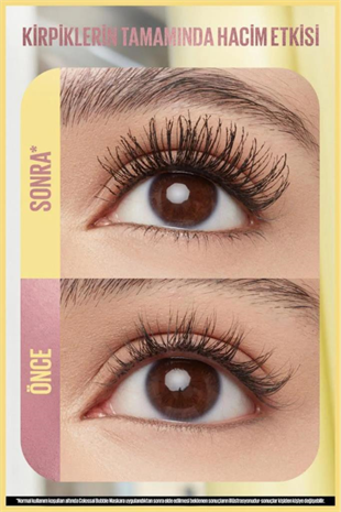 Maybelline New York Colossal Bubble Hacim Veren Maskara - Siyah