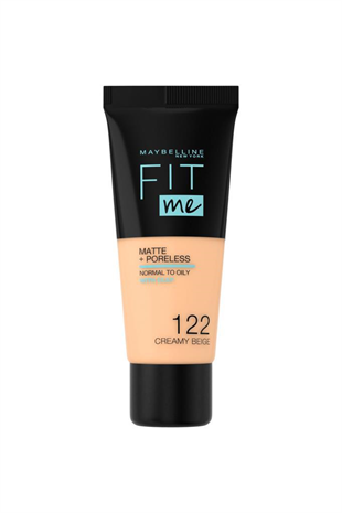 Maybelline New York Fit Me Matte Foundation 122 Creamy Beige 