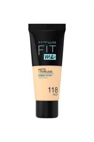 Maybelline New York Fit Me Matte Foundation 118 Nude