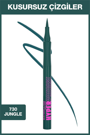 Maybelline New York Hyper Precise All Day Likit Liner 730 Jungle Green