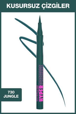 Maybelline New York Hyper Precise All Day Likit Liner 730 Jungle Green